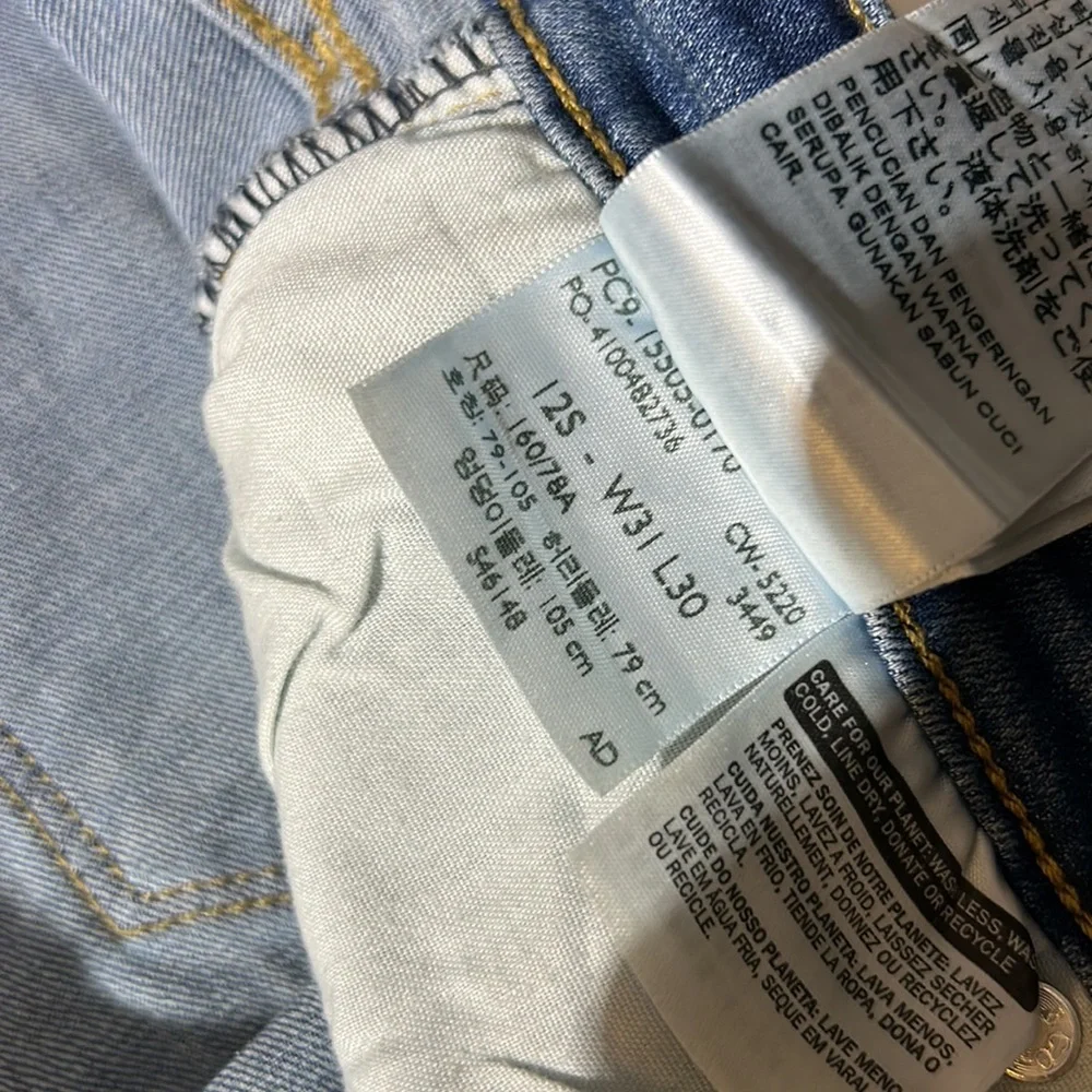 4th- Levi's 505 Straight Street Classic Jeans - Picture 8 of 11